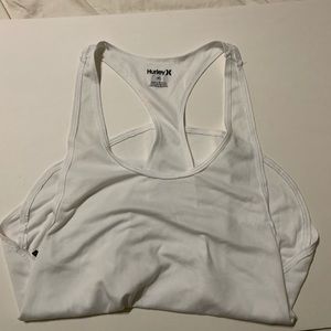 White Hurley tank top